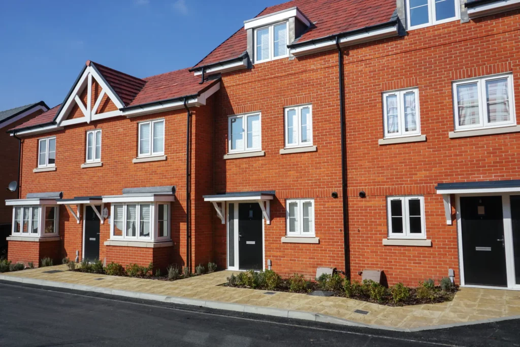 UPVC windows on new build estate