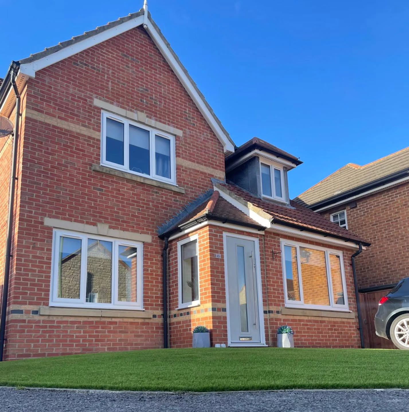 A house in Newcastle with new double glazing