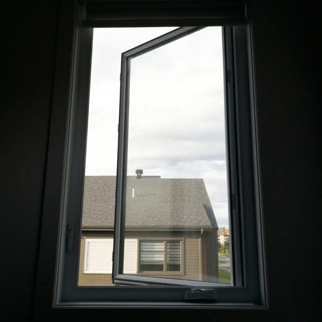 Side hung casement window 